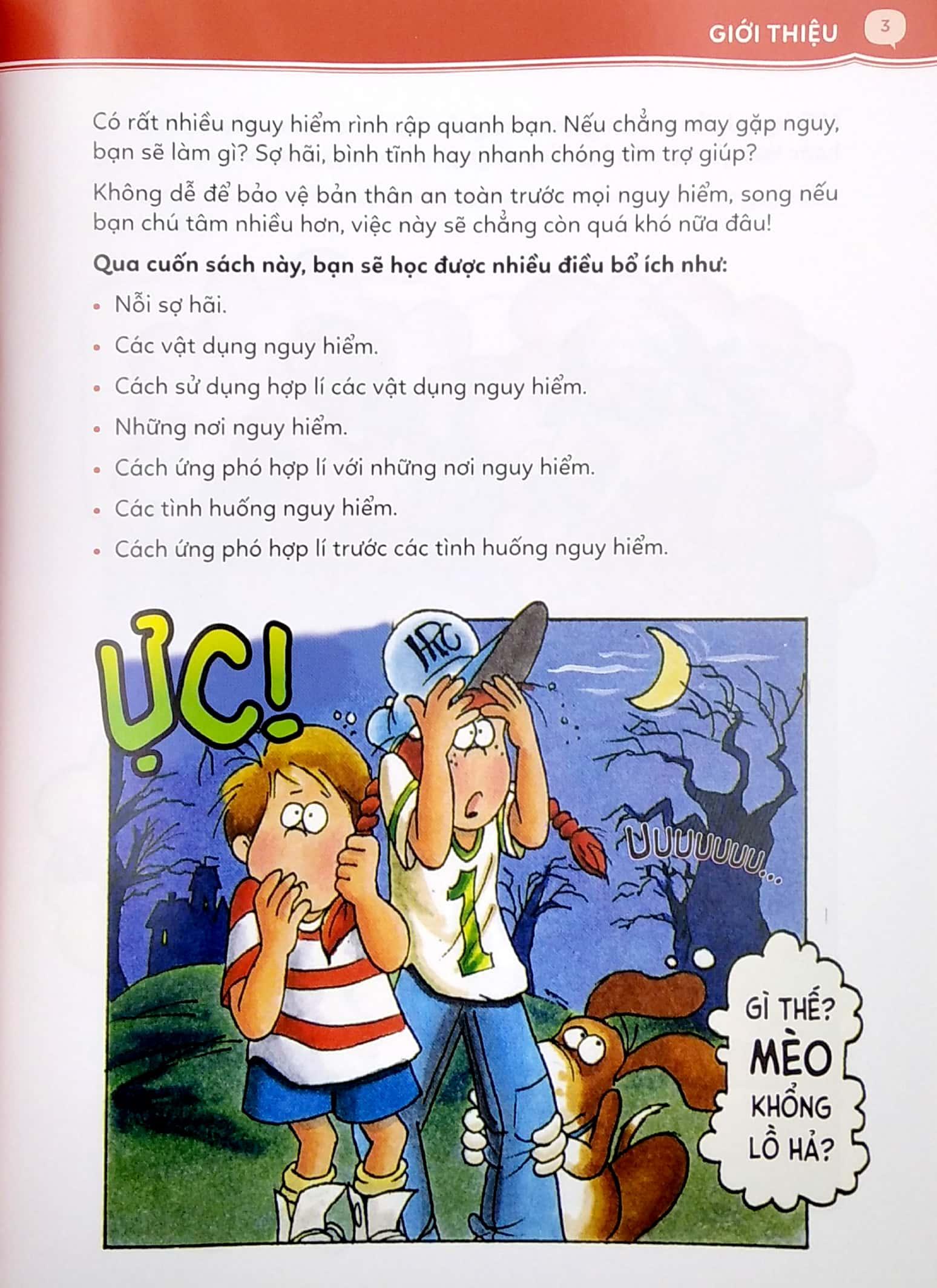 Bộ Sách Kỹ Năng Sống Thiết Yếu Cho Trẻ - Ứng Phó Với Nguy Hiểm (Tái Bản 2021)
