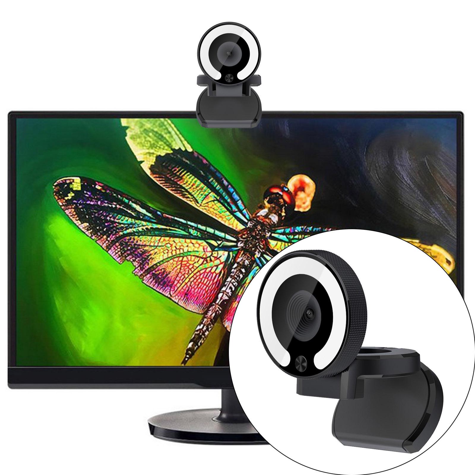 1080P Webcam with Light Face Cam for Laptop Desktop Streaming Gaming