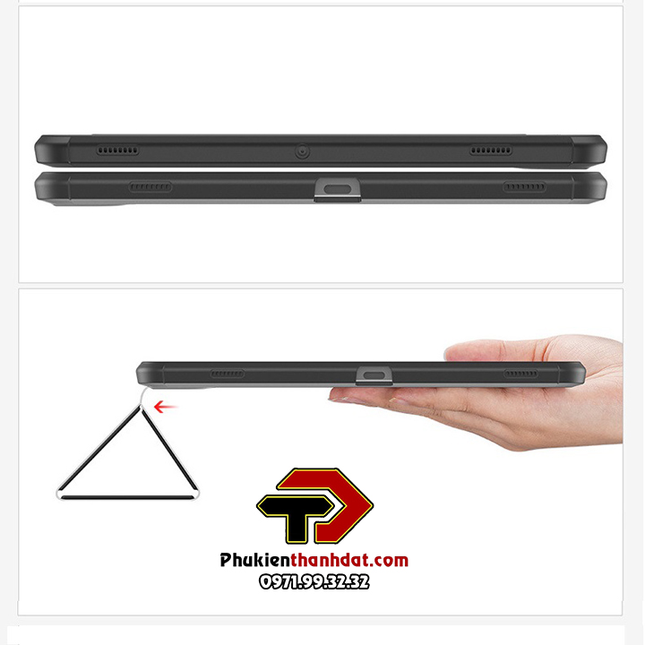 Bao da chống sốc dành cho SamSung Galaxy Tab S7 FE có ngăn đựng bút hiệu Dux Ducis Toby - Hàng nhập khẩu