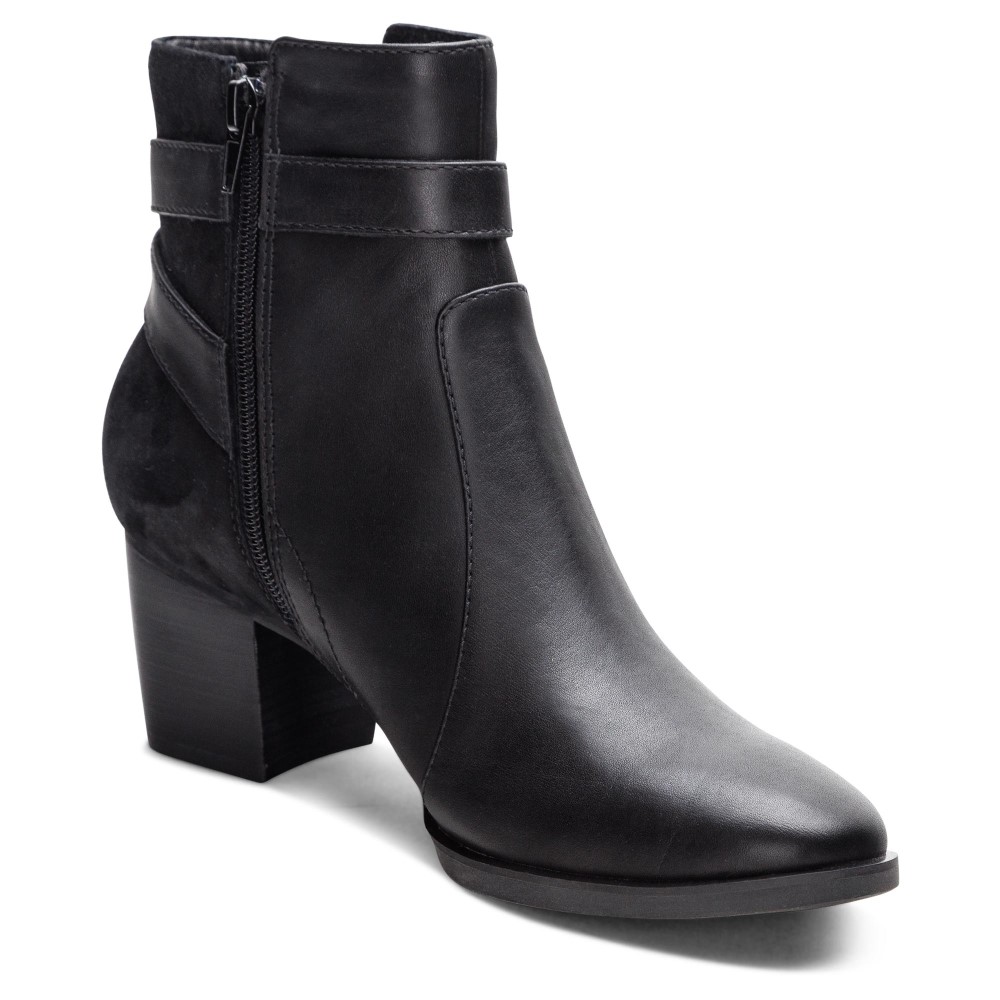 Giày boot sức khỏe nữ Aetrex Rebecca Black - giày cao gót đế đệm giảm mỏi chân