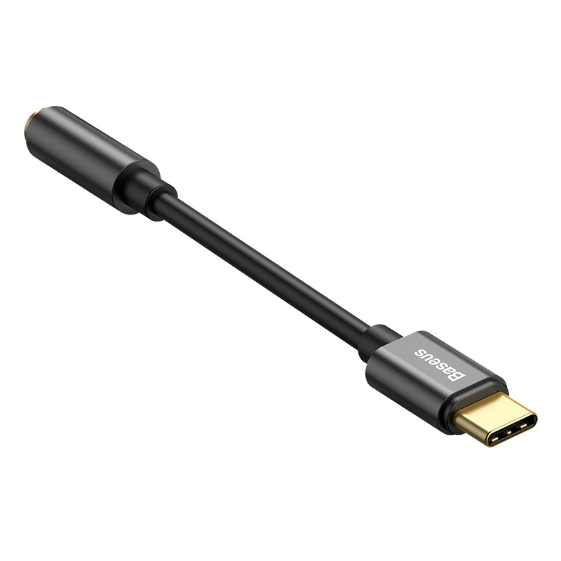 Cáp chuyển tín hiệu âm thanh từ USB Type-C ra 3.5mm Baseus L54 - Hàng nhập khẩu