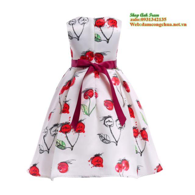 ĐẦM BÉ GÁI IN NỖI 3D CAO CẤP AT1790