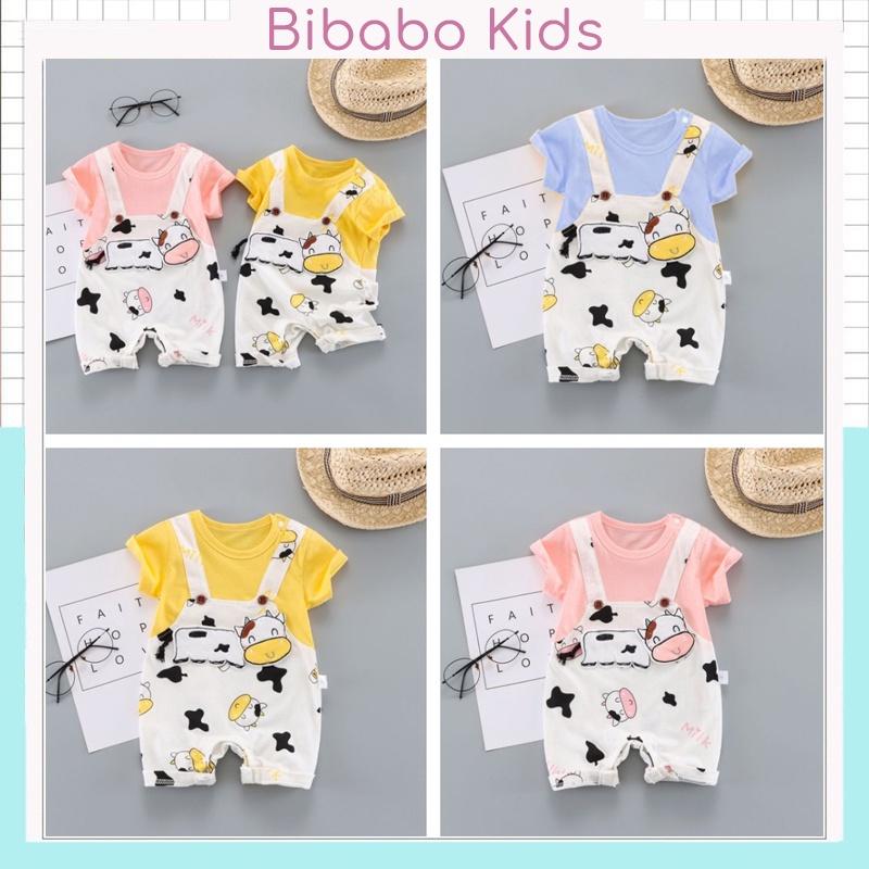 Bộ body đùi ngắn tay bodysuit cho bé trai bé gái sơ sinh - quần áo trẻ em ngắn tay vải cotton cực mềm mại