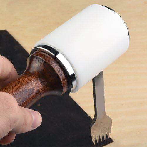 Da Búa Nylon Tay Cầm Gỗ Chắc Chắn Búa Khắc Da Thủ Công Dụng Cụ Hàng Da Búa Khắc Da Da Bò Dụng Cụ
