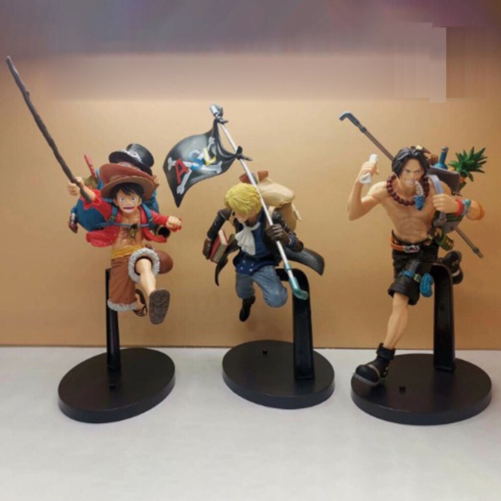 Bộ mô hình 3 anh em : Luffy, Ace, Sabo trong One Piece