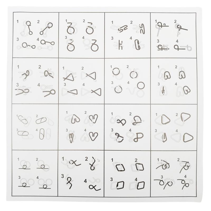 Đồ Chơi Hack Não Khóa IQ - Metal Puzzles 1712 (12 Chi Tiết)