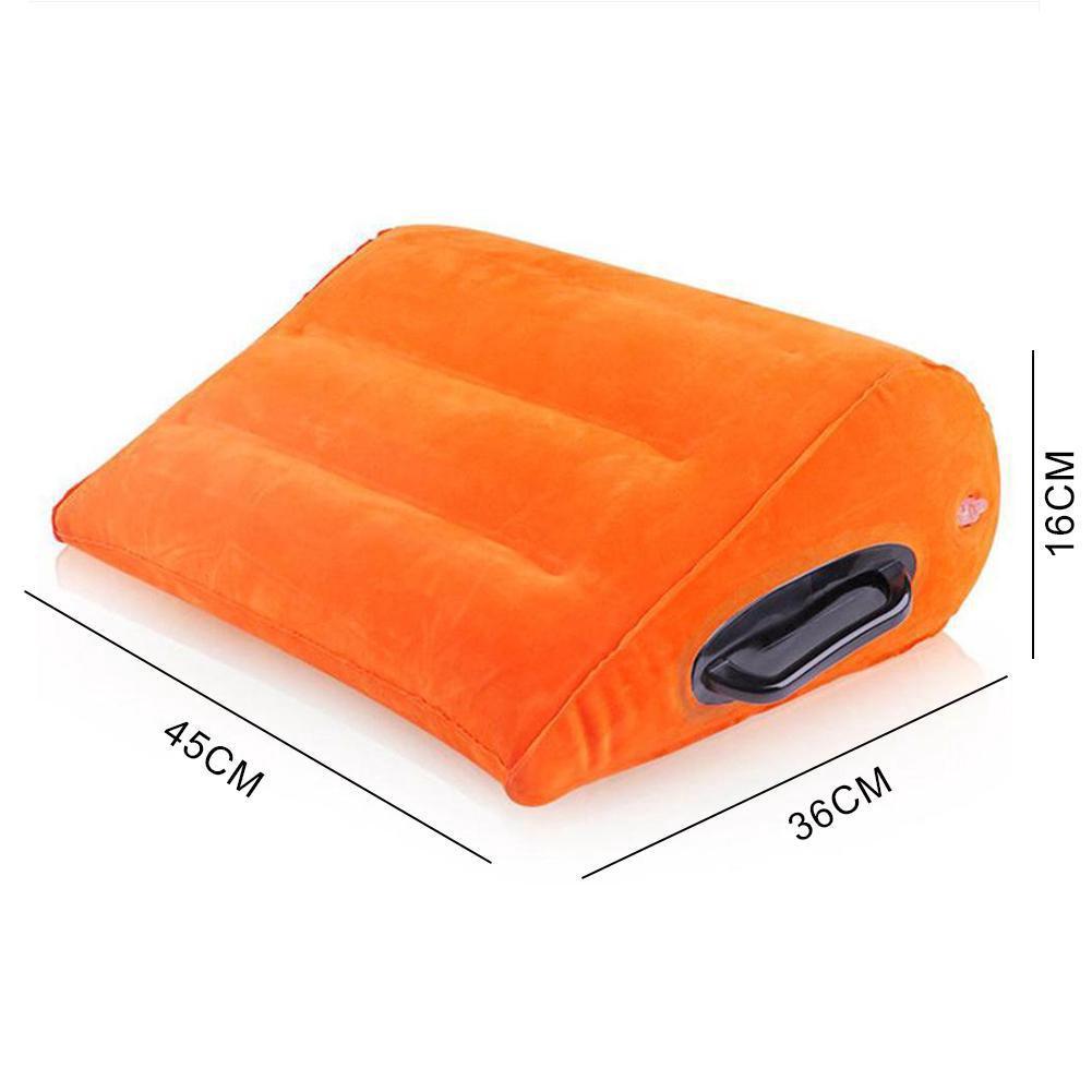Gối đệm bơm hơi hình tam giác hỗ trợ lưng cơ thể nâng cao tiện dụng cho các cặp đôi