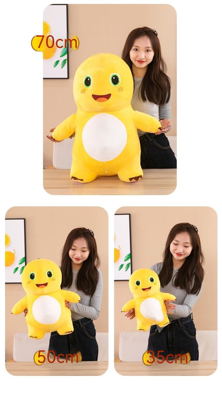 Thú nhồi bông khủng long vàng dễ thương - Size từ 25cm đến 45cm - Quà tặng gấu bông khủng long nhập khẩu cao cấp - Gối ôm mềm mịn cho bé