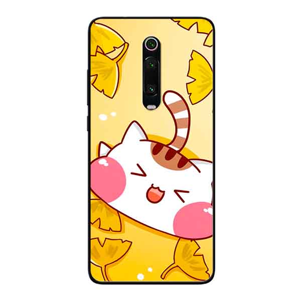 Ốp Lưng in cho Xiaomi Mi 9T Mẫu Mèo May Mắn 3 - Hàng Chính Hãng
