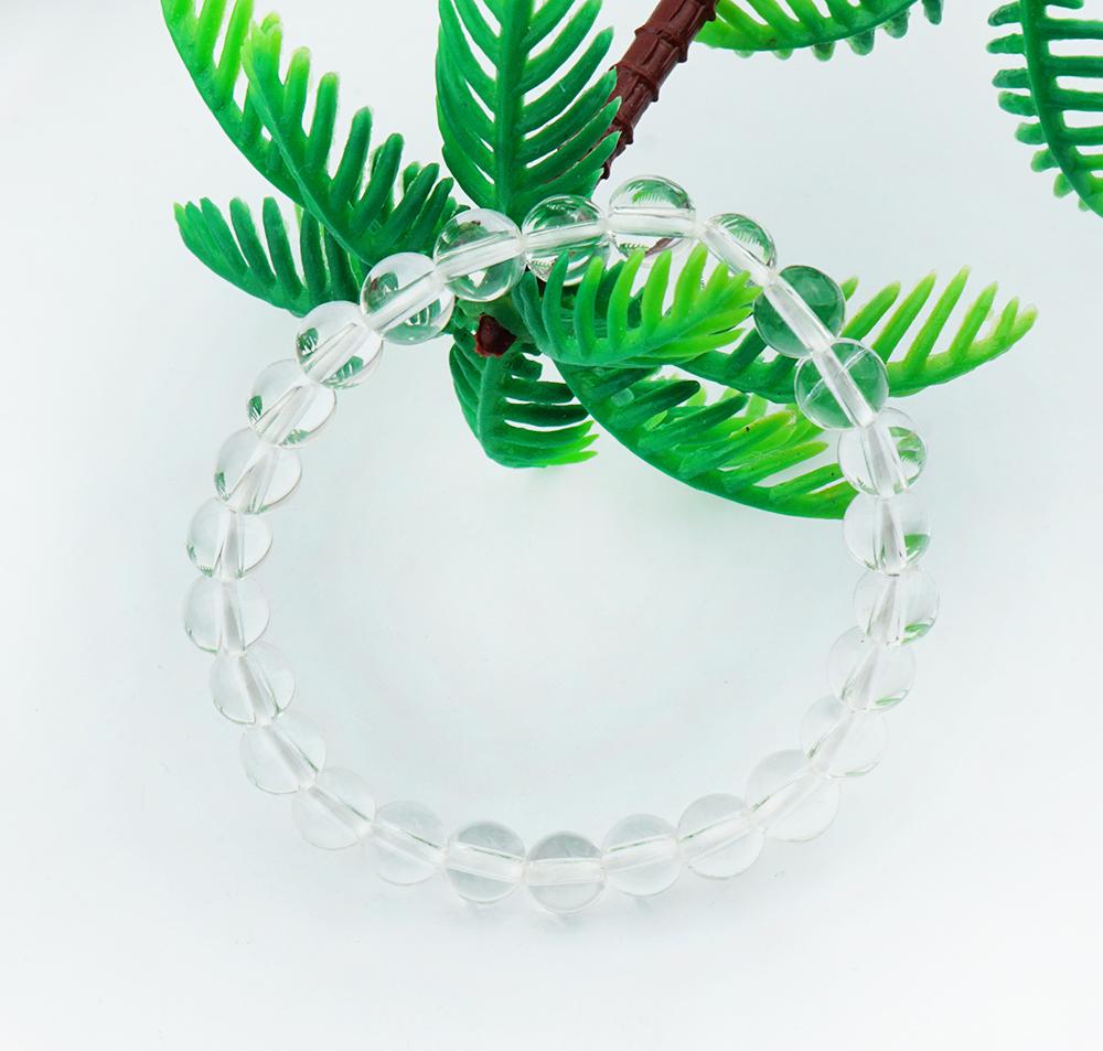 Vòng tay thạch anh trắng Crystal Quartz tự nhiên