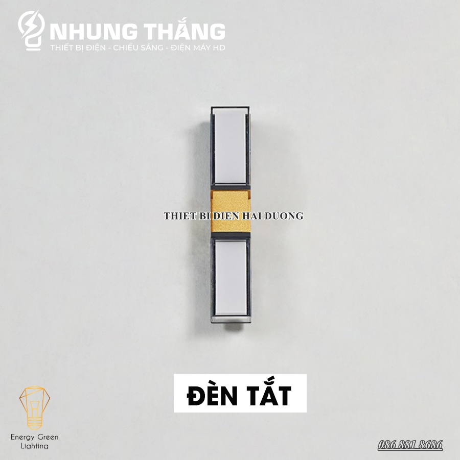 Đèn Hắt Tường Chống Nước DT-3270 - Thân Nhôm - Ánh Sáng Vàng - Chip Led Siêu Sáng