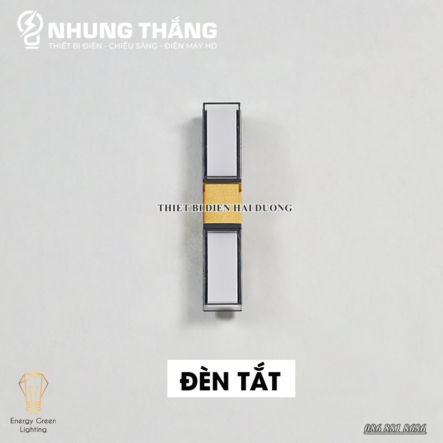 Đèn Hắt Tường Chống Nước DT-3270 - Thân Nhôm - Ánh Sáng Vàng - Chip Led Siêu Sáng