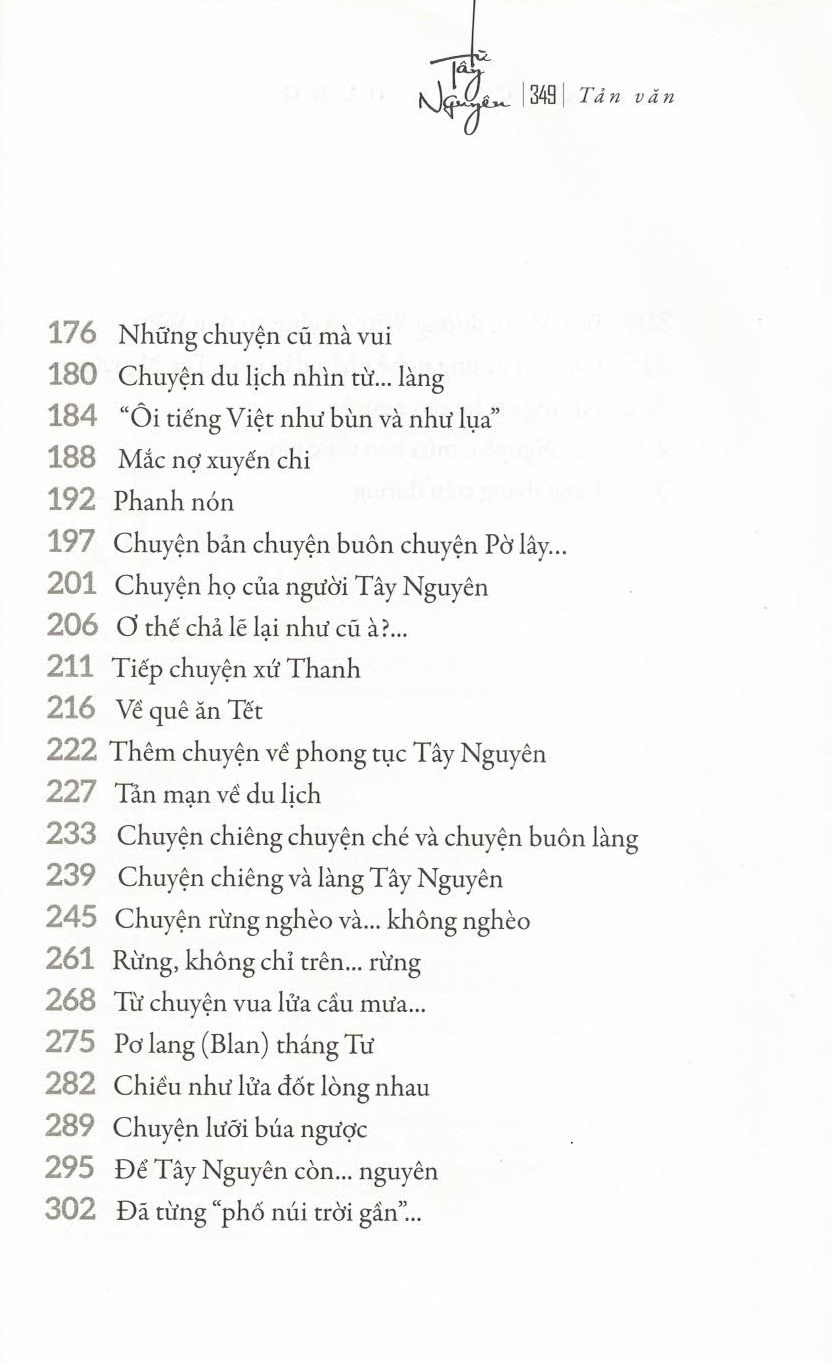 Từ Tây Nguyên - Tản văn và ghi chép