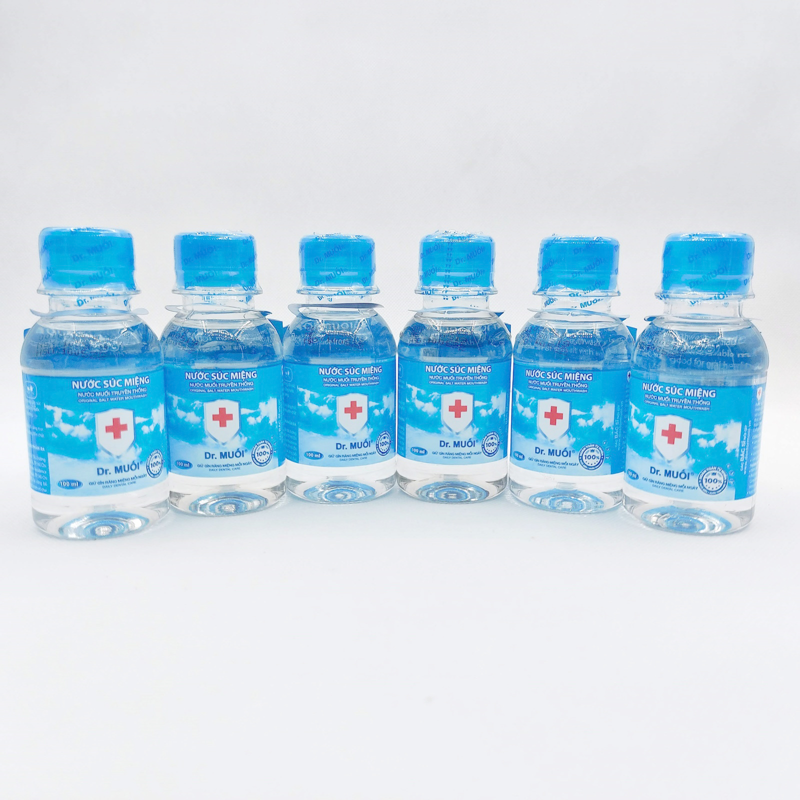 Nước súc miệng Dr. Muối 100ml combo 6 chai