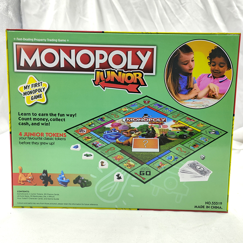 Bộ Trò Chơi Board Game Monopoly Cờ Tỷ Phú My First Monopoly Vui Nhộn Chất Lượng Cao