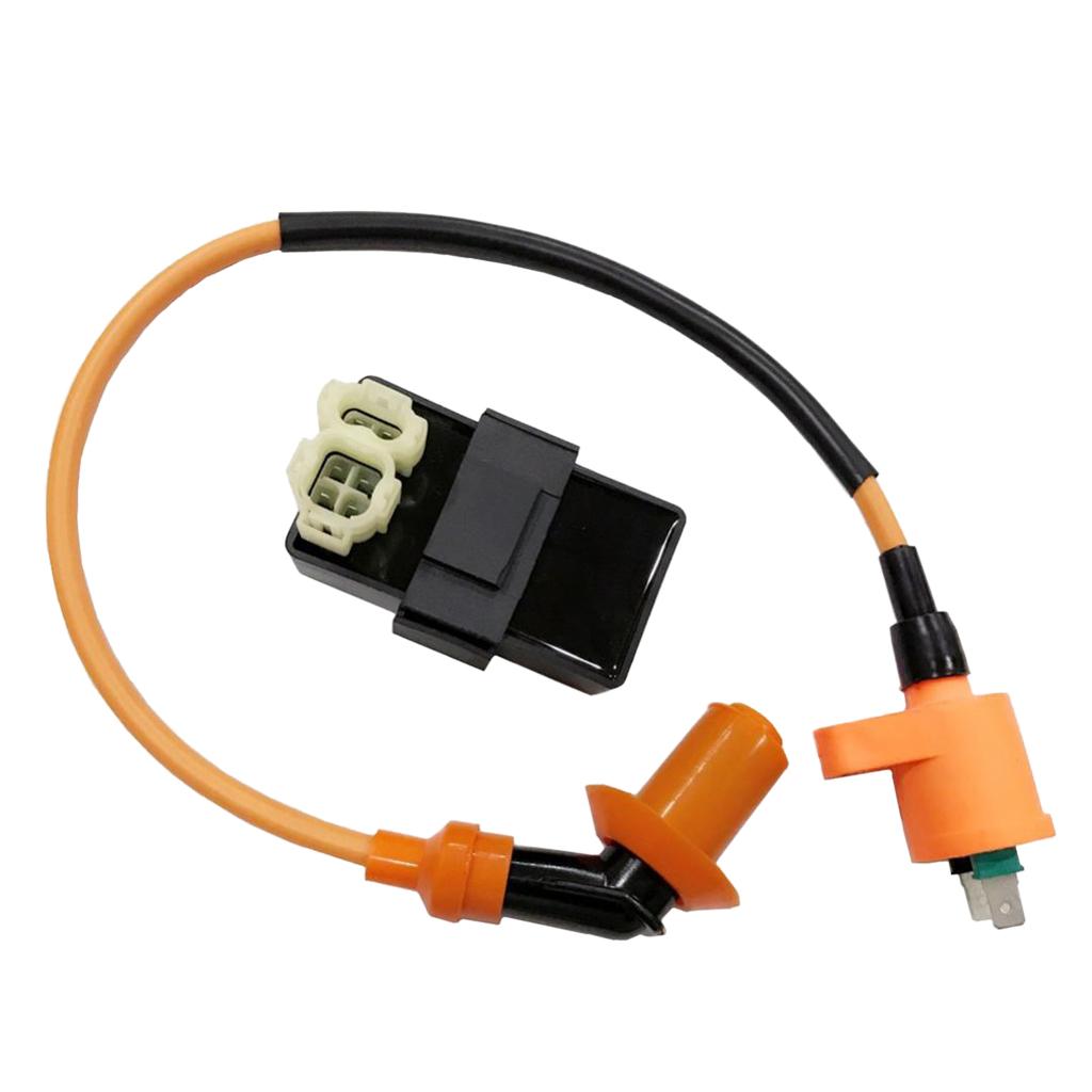 6 Pins DC CDI Box Racing Ignition Coil for GY6 50cc 125cc 150cc Engine Moped