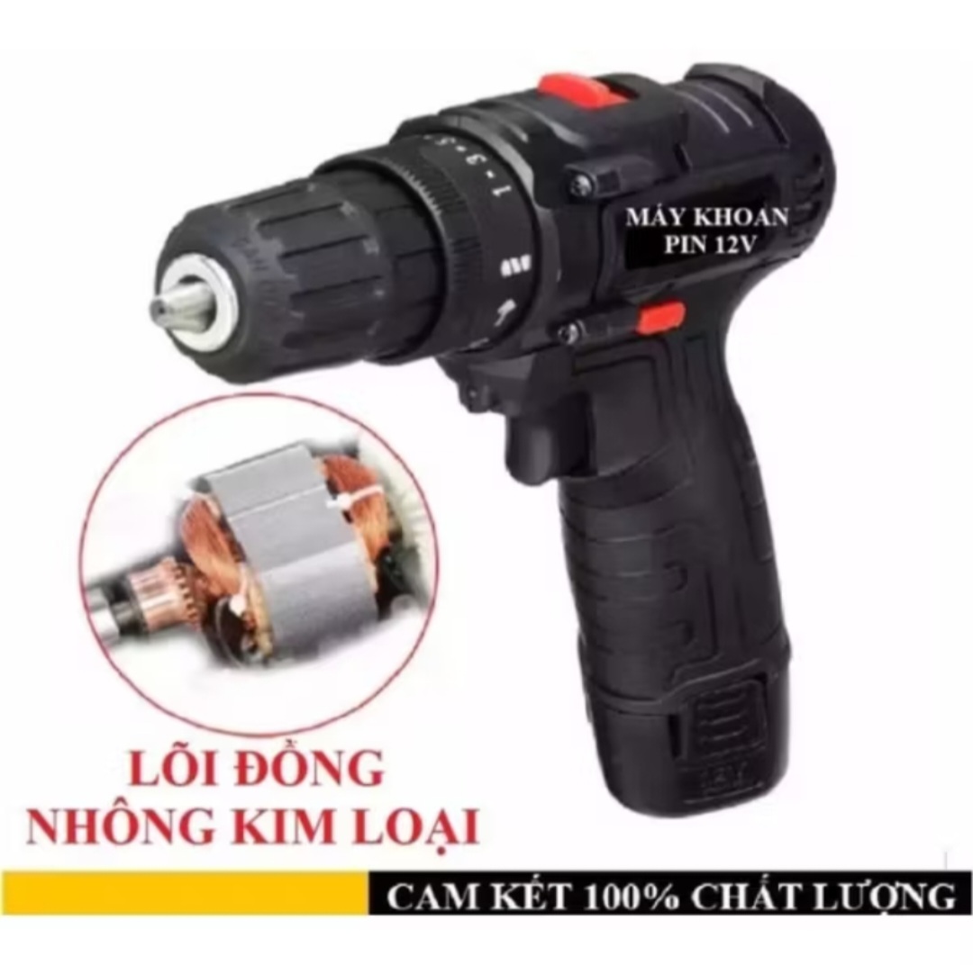 MÁY KHOAN PIN BẮT VÍT CẦM TAY ĐA NĂNG THUẬN TIỆN