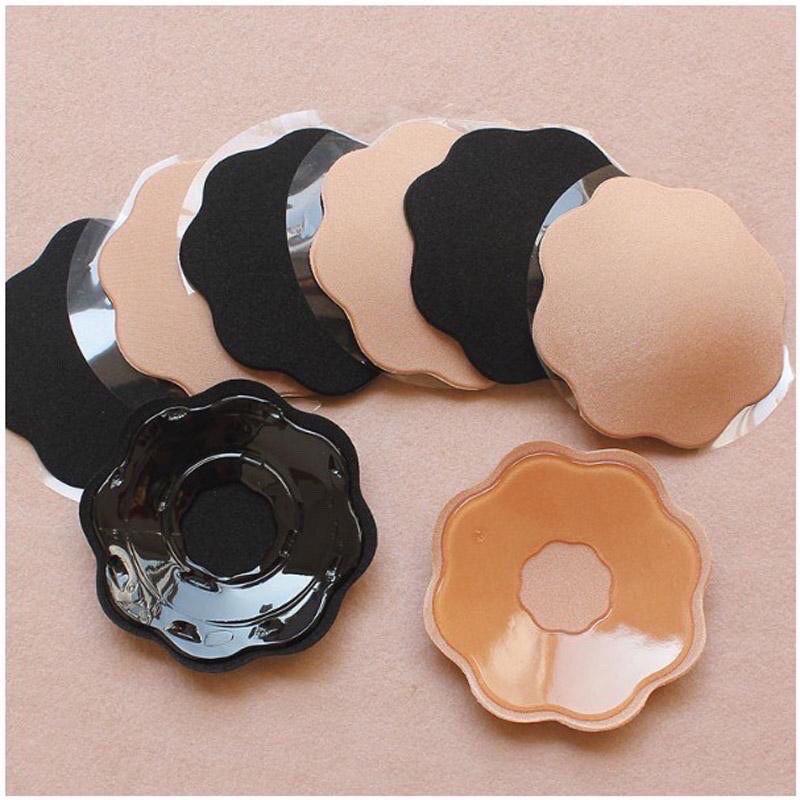 Set 10 miếng dán ngực - Miếng dán nhũ hoa hoa mai - Miếng dán ti giấy, vải lụa, ren - DN02