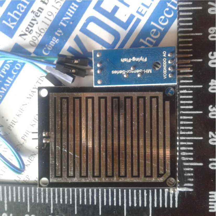 MODULE CẢM BIẾN MƯA OUT 4 PIN , PANEL hứng nước mưa 4x5cm kde0304