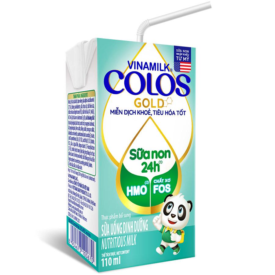 Thùng 48 Hộp Sữa uống dinh dưỡng Vinamilk ColosGold 110ml