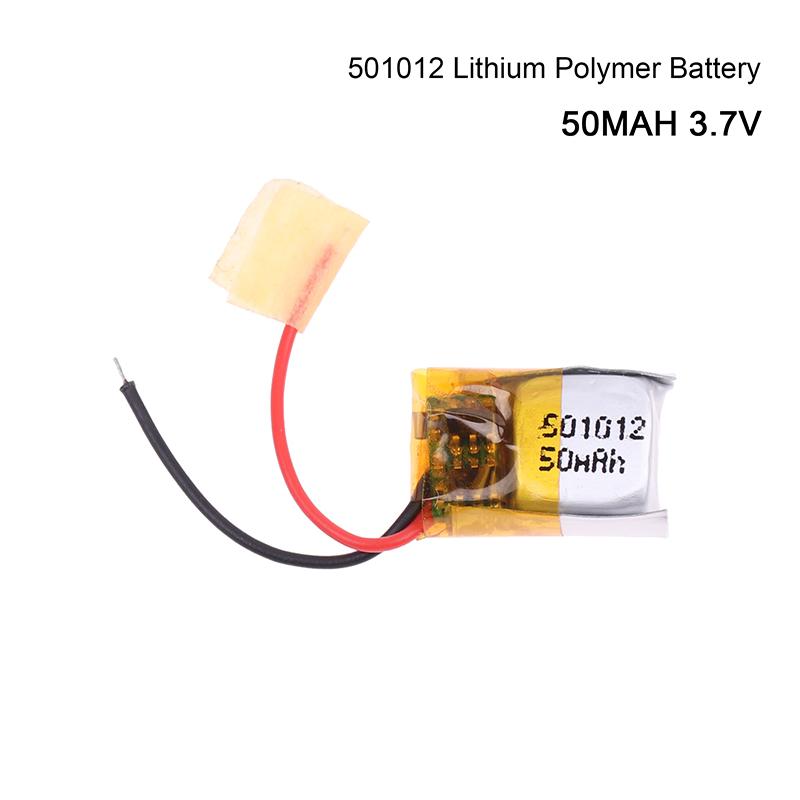 501012 50mah 3.7V Pin Sạc Lithium Polymer Cho i7s i8 i12 I9S Tai Nghe Bluetooth MP3 MP4 Đồ Chơi Đồng Hồ Thông Minh GPS Màu sắc: một kích thước