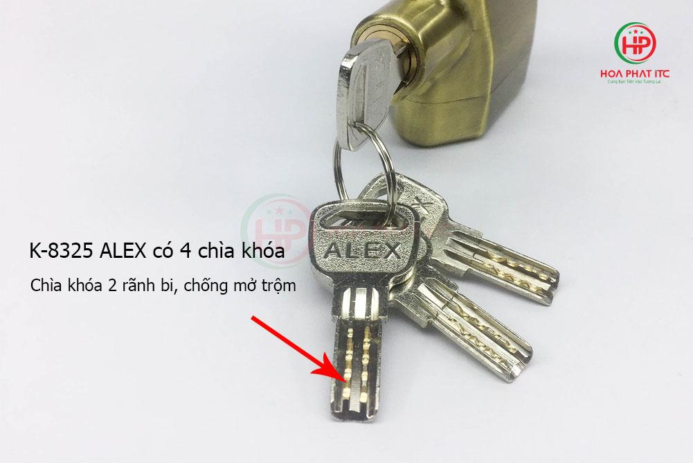 Ổ khóa chống trộm có còi hú K-8325A