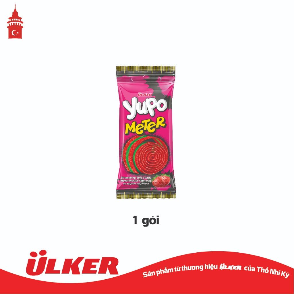 Kẹo dẻo cuộn ULKER YUPO METER vị Dâu 50g