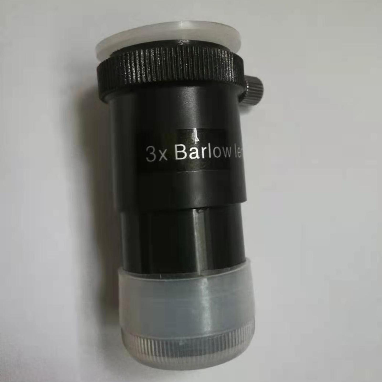 Telescope Eyepiece 1.25" Barlow Lens 3X & Moon Color Filter Yellow Universal