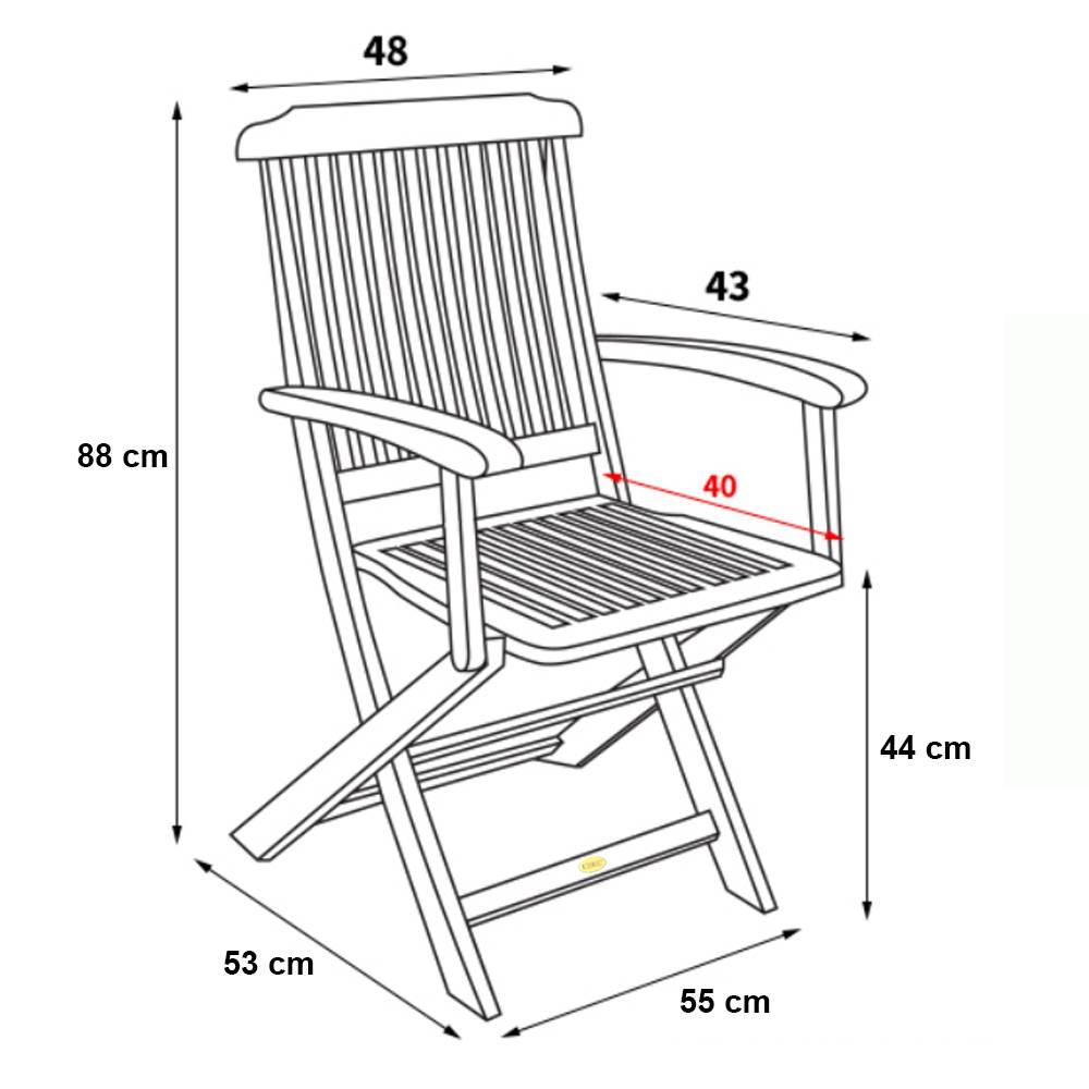Bộ Bàn Punai 4 Ghế Xếp Paradiso IBIE NS4002A - Nâu