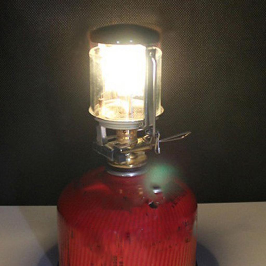 Mini Pocket Camping Gas Lamp Outdoor Camping Butane Tent Light with Carry Case