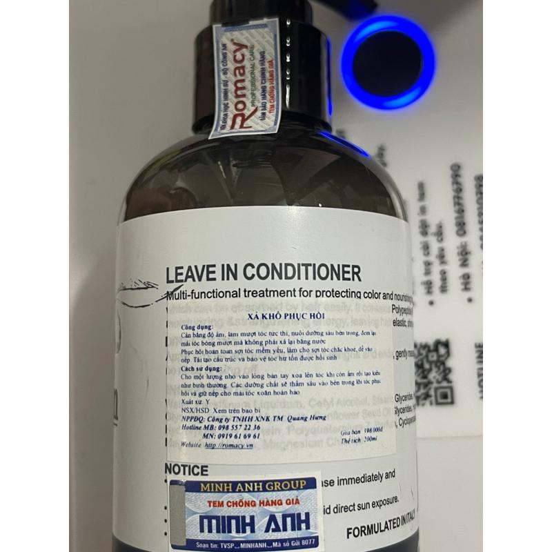 [+Tặng mũ trùm] KEM XẢ KHÔ ROMACY ASTAXANTHIN ARGAN OIL GIỮ NẾP SUÔN MƯỢT 200ml