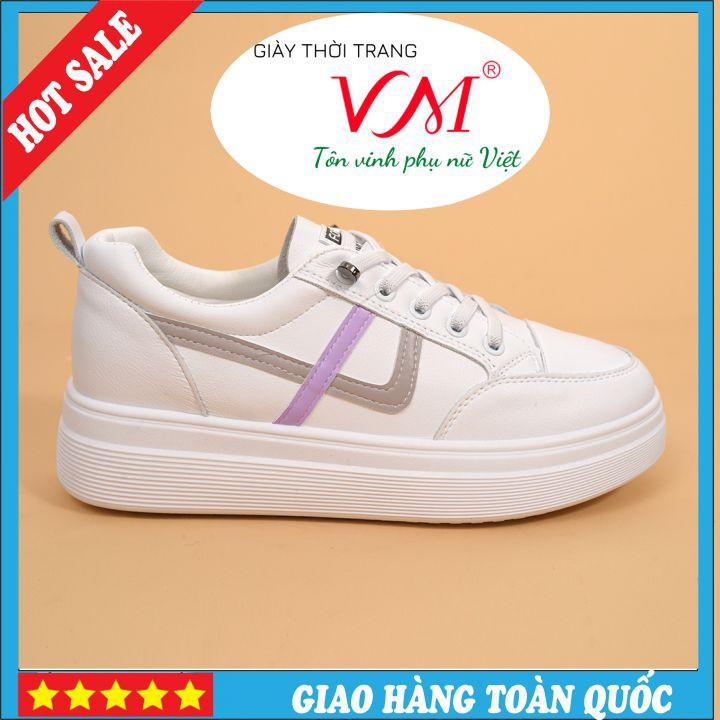 Giày Thể Thao Nữ, Chiều Cao 3CM, Da Thật Êm Ái, Bền Chắc Và Thời Trang - TT.P14108_VIOLET