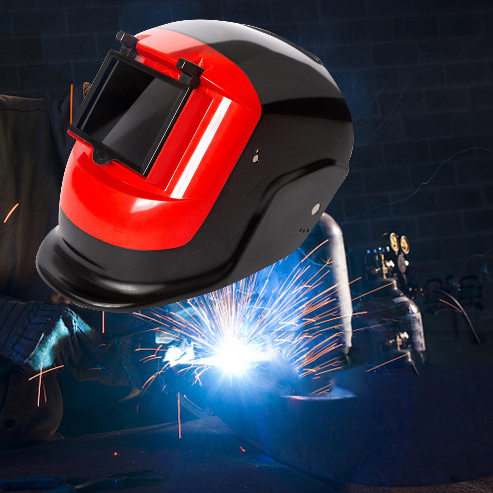 Auto Welding Hood Adjustable Heat Resistant Large View Portable