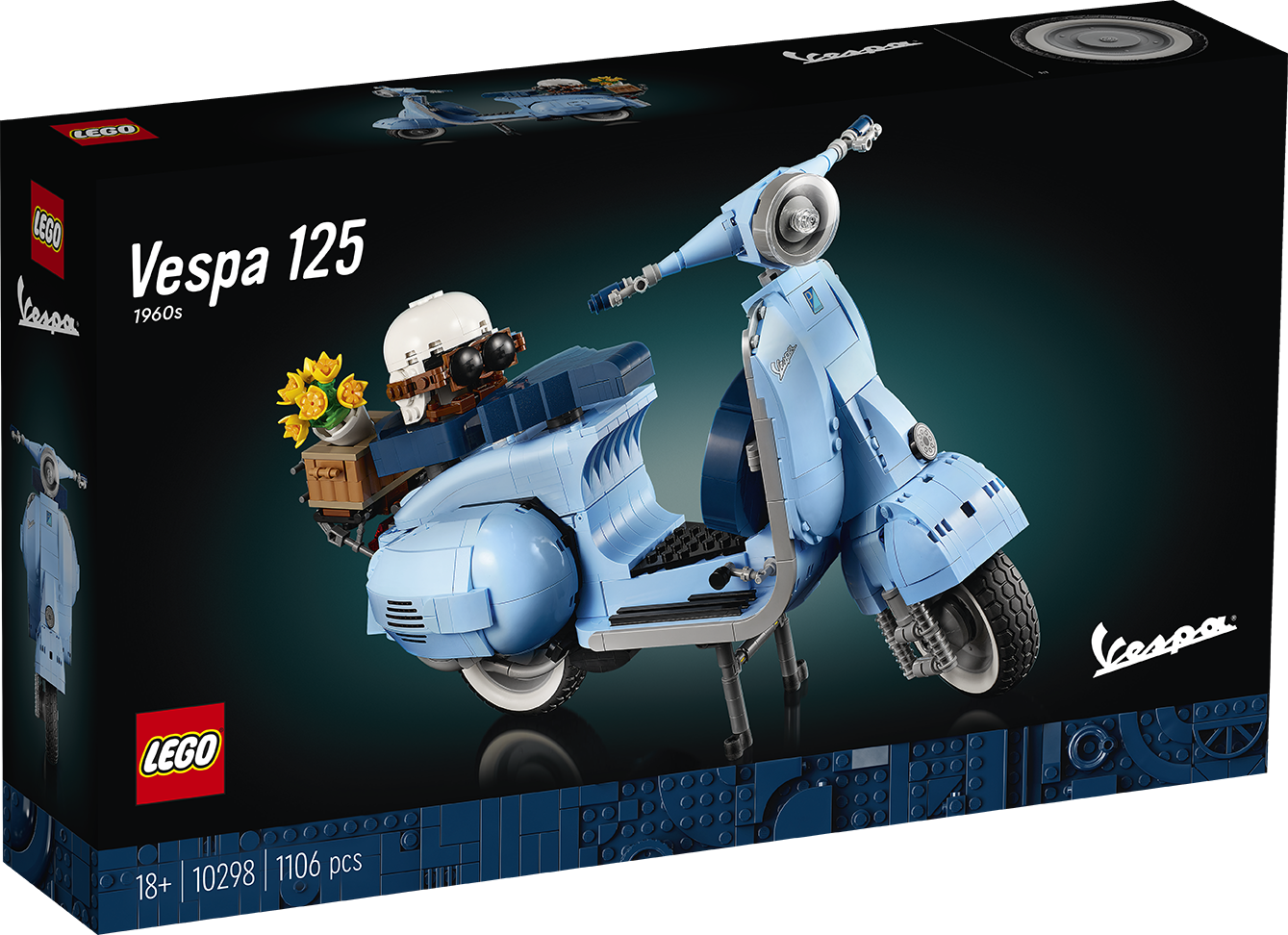 LEGO ADULTS 10298 Xe Vespa Cổ (1106 chi tiết)