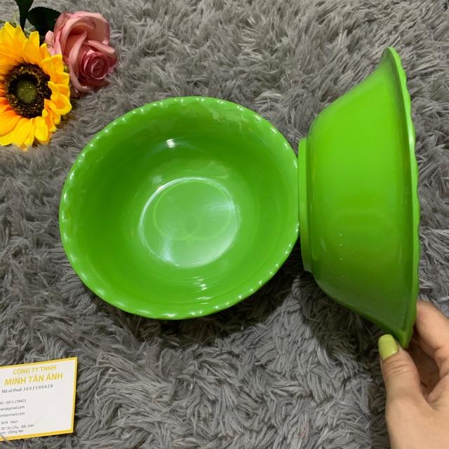 Tô nhựa tô 8 bèo xanh lá TO 08