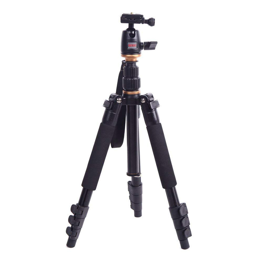 Combo Chân Máy Ảnh Tripod Beike Q-555 + Remote Cho Máy Ảnh - Hàng Nhập Khẩu