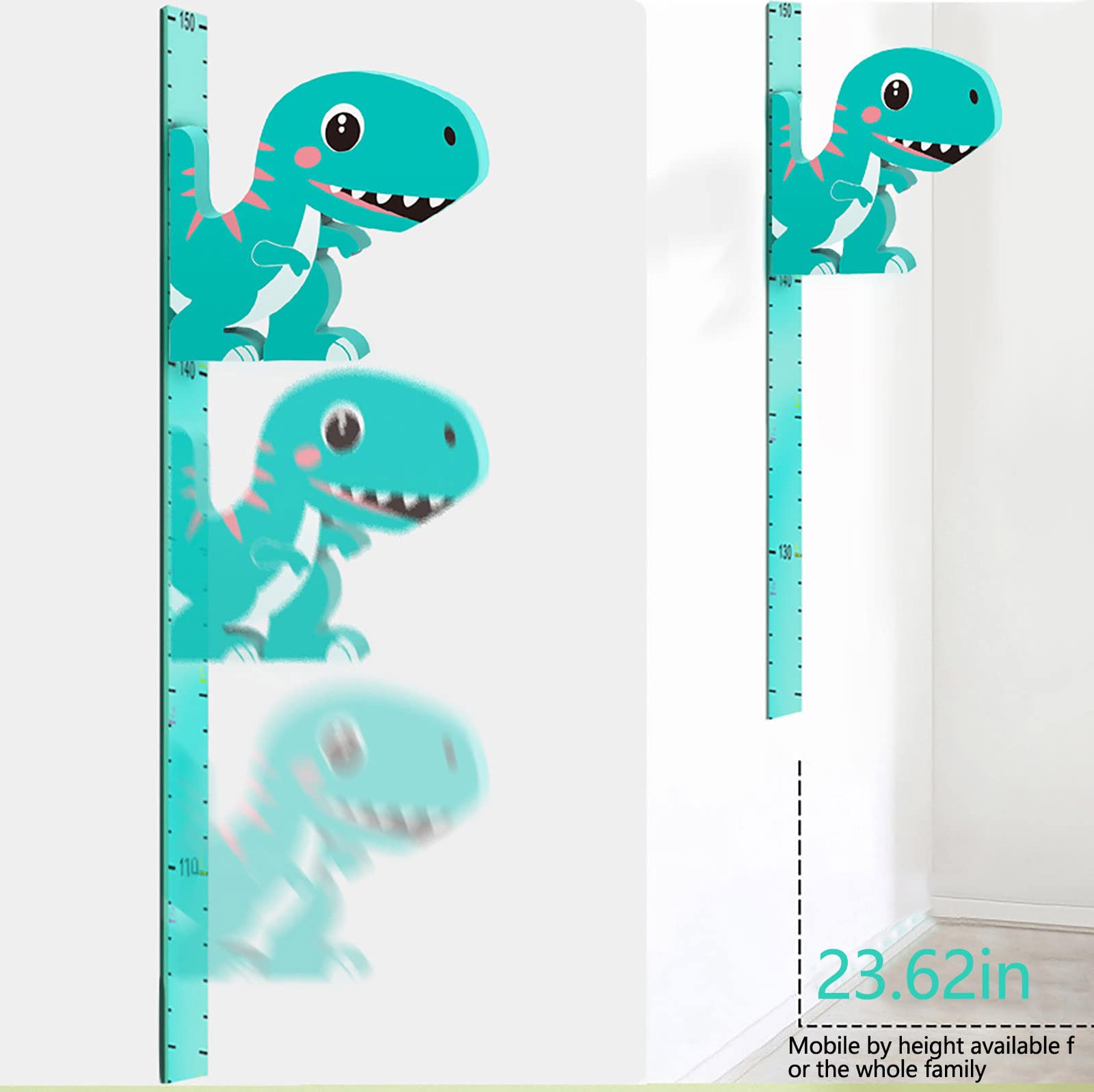 Thước đo nhãn dán chiều cao từ tính cho trẻ em Children's magnetic height sticker 60-180cm