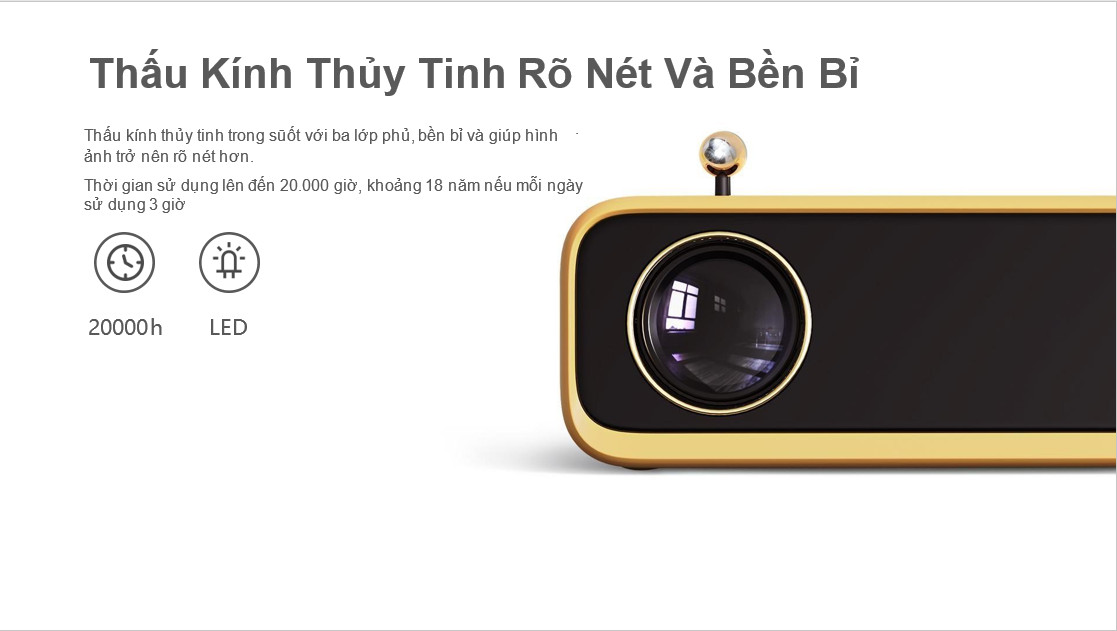 MÁY CHIẾU WANBO X1 MINI 4080P - HÀNG CHÍNH HÃNG