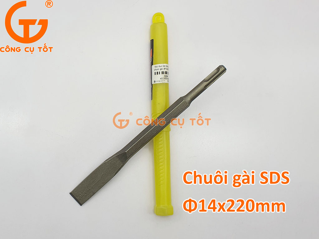 Mũi đục bê tông dẹp chuôi gài SDS Φ14 X 220mm