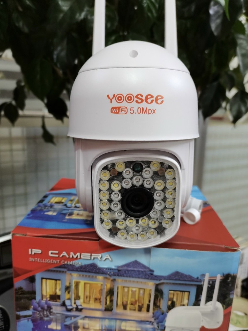 Camera IP Wifi Ngoài trời Yoosee PTZ 2 Râu FullHD 1080P 4 LED trợ sáng, 4 LED hồng ngoại, đàm thoại 2 chiều, hỗ trợ xoay 360 Hàng Nhập Khẩu