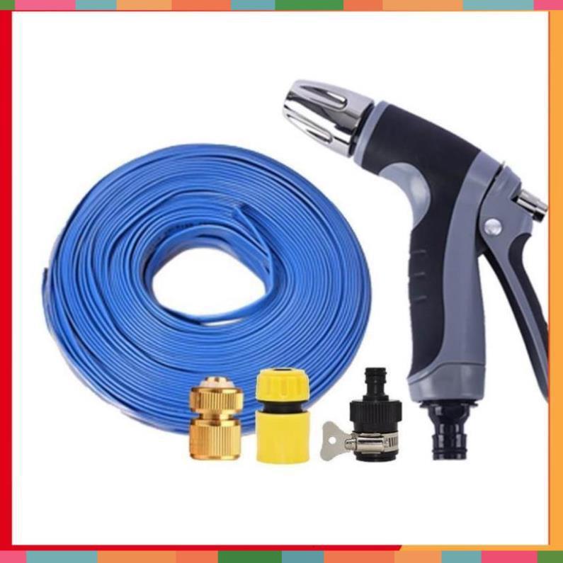 Bộ dây và vòi xịt rửa xe tưới cây tăng áp 7-10M 206817