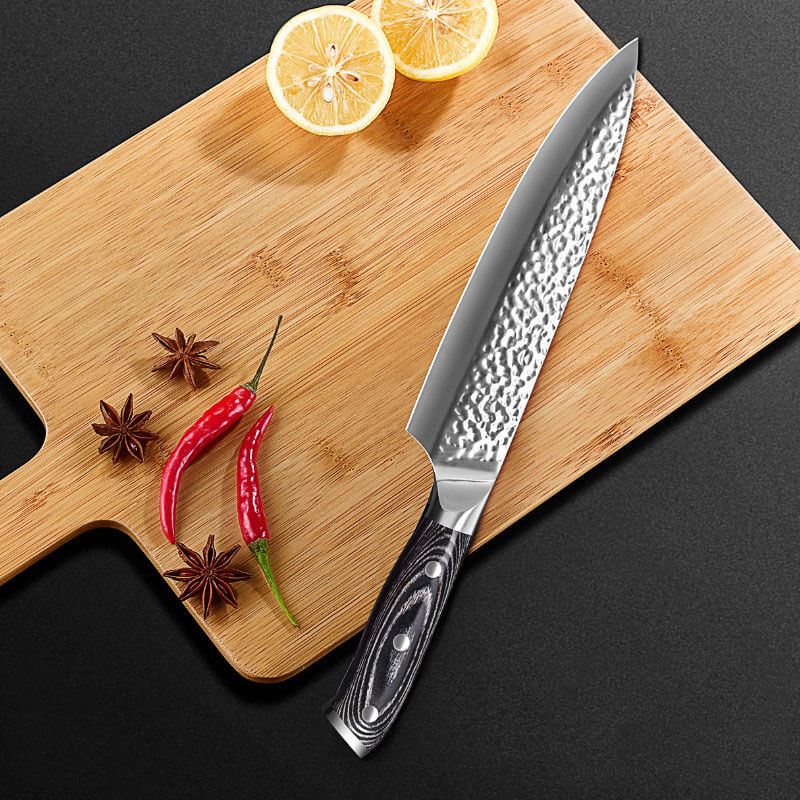 DAO BẾP NHẬT BẢN GYUTO THÉP DAMASCUS MÃ D6DT119