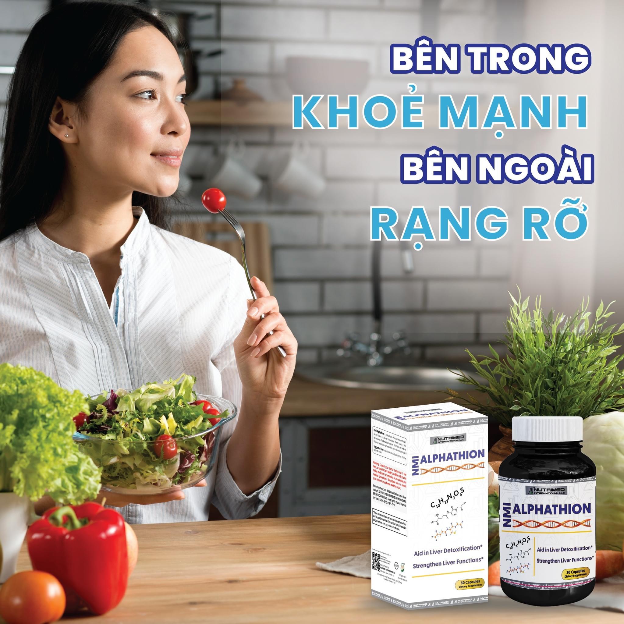 Hỗ Trợ Tăng Cường Chức Năng Gan NMI Alphathion - Hàng Chính Hãng