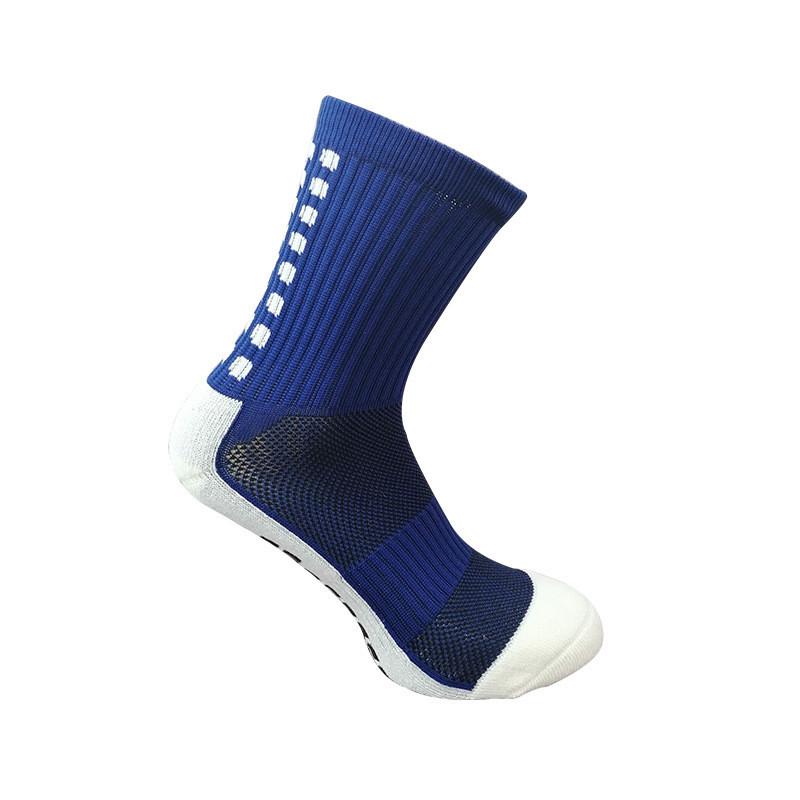 Vớ cotton phong cách mới nhất phim chống trượt đáy khăn dày dày cho nam vớ bóng đá ống giữa thể thao thấm hút mồ hôi vớ bóng rổ ống ngắn
