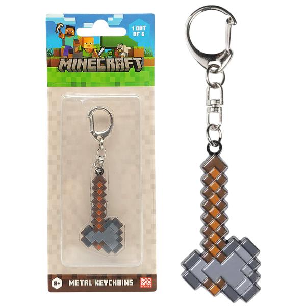 Móc Khóa Minecraft Bằng Kim Loại Mẫu 6 - Mojang Studios AXE/MC6010