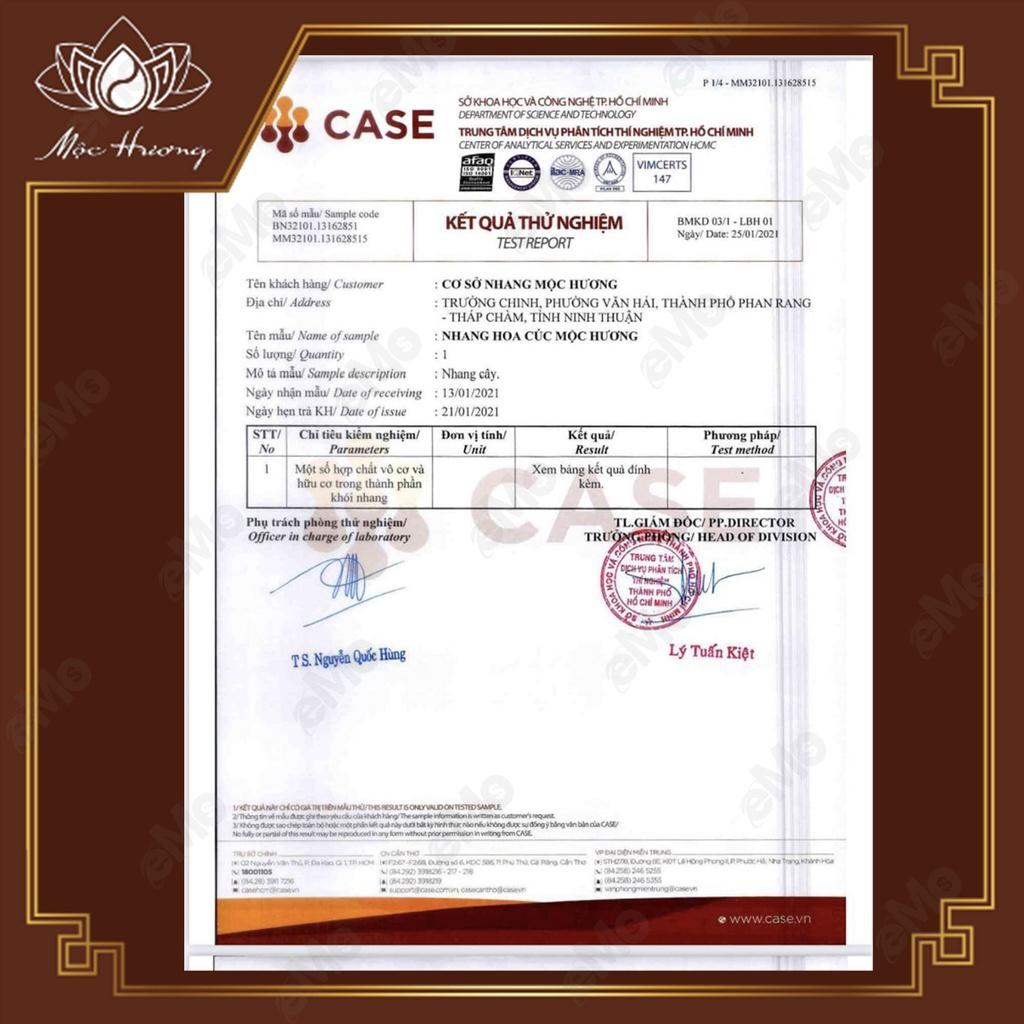 Nhang sạch hoa cúc Mộc Hương