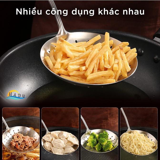 Muôi Thủng Inox 304 To Ăn Lẩu Cao Cấp Đạt Chất Lượng Đức SSGP