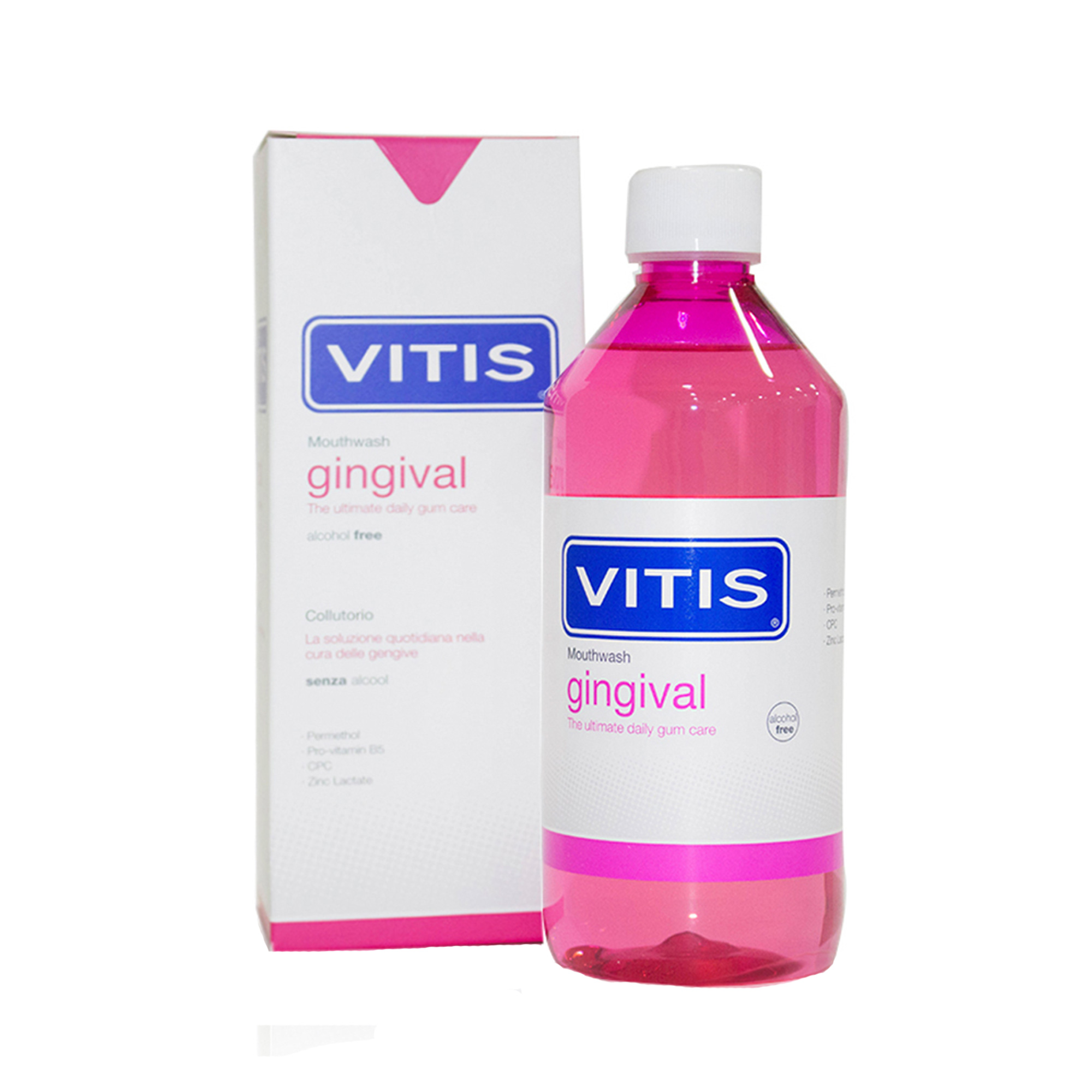 Nước súc miệng ngăn ngừa mảng bám dành cho nướu nhạy cảm Vitis Gingival 150ml-500ml (dùng được cho phụ nữ mang thai)