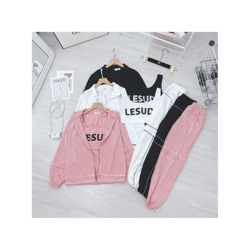 SET BỘ THỂ THAO LESUD VIỀN MÍ 3 MÀU