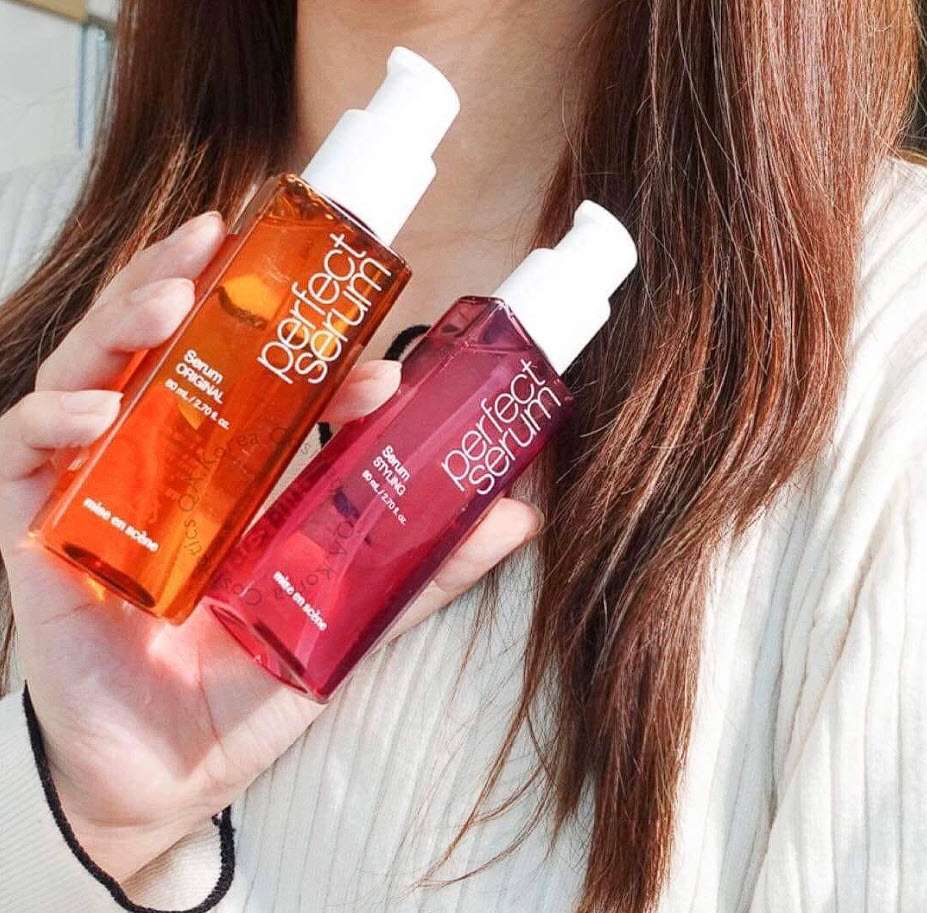 Tinh chất dưỡng, phục hồi tóc, giữ nếp tóc khi tạo kiểu Mise En Scene Perfect Serum Hàn Quốc 100ml